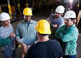 job safety analysis safety management team working together